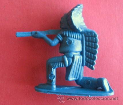 Figuras de goma y PVC: INDIO DE PLASTICO. - INDIOS Y VAQUEROS - ENVIO GRATIS&iexcl;&iexcl;&iexcl; - Foto 2