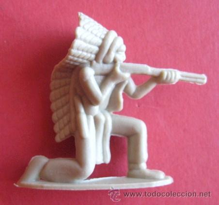 Figuras de goma y PVC: INDIO DE PLASTICO. - INDIOS Y VAQUEROS - ENVIO GRATIS&iexcl;&iexcl;&iexcl; - Foto 1