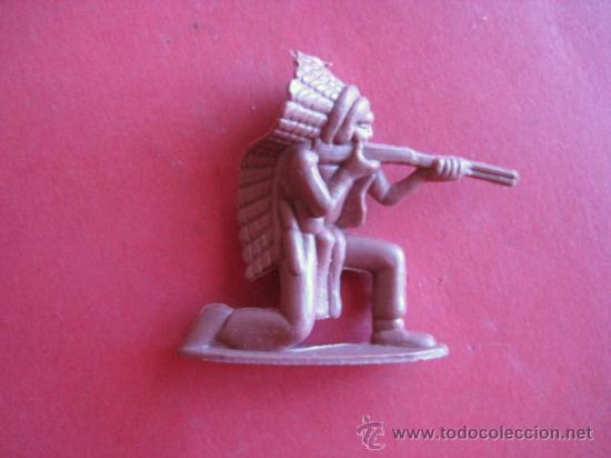 Figuras de goma y PVC: INDIO DE PLASTICO. - INDIOS Y VAQUEROS - ENVIO GRATIS&iexcl;&iexcl;&iexcl; - Foto 1