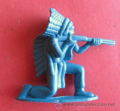 Figuras de goma y PVC: INDIO DE PLASTICO. - INDIOS Y VAQUEROS - ENVIO GRATIS&iexcl;&iexcl;&iexcl; - Foto 1