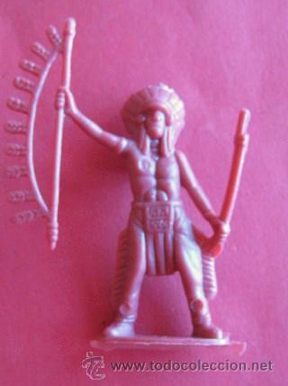 Figuras de goma y PVC: INDIO DE PLASTICO. - INDIOS Y VAQUEROS - ENVIO GRATIS&iexcl;&iexcl;&iexcl; - Foto 1