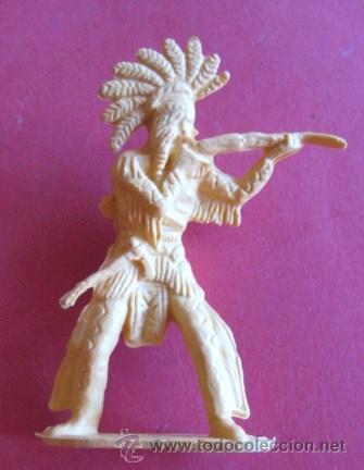 Figuras de goma y PVC: INDIO DE PLASTICO. - INDIOS Y VAQUEROS - ENVIO GRATIS&iexcl;&iexcl;&iexcl; - Foto 1