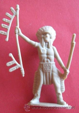 Figuras de goma y PVC: INDIO DE PLASTICO. - INDIOS Y VAQUEROS - ENVIO GRATIS&iexcl;&iexcl;&iexcl; - Foto 1