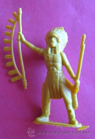 Figuras de goma y PVC: INDIO DE PLASTICO. - INDIOS Y VAQUEROS - ENVIO GRATIS&iexcl;&iexcl;&iexcl; - Foto 1