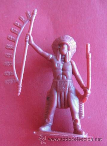 Figuras de goma y PVC: INDIO DE PLASTICO. - INDIOS Y VAQUEROS - ENVIO GRATIS&iexcl;&iexcl;&iexcl; - Foto 1