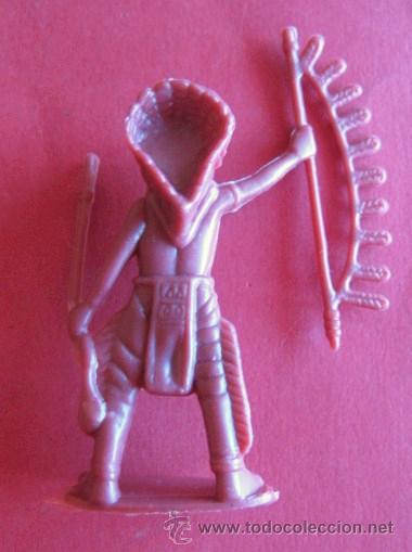 Figuras de goma y PVC: INDIO DE PLASTICO. - INDIOS Y VAQUEROS - ENVIO GRATIS&iexcl;&iexcl;&iexcl; - Foto 2