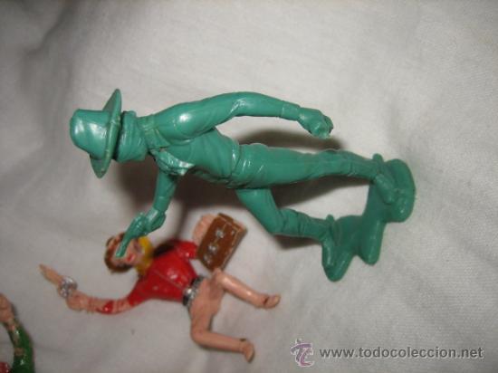 Figuras de goma y PVC: 4 VAQUEROS    1 DE COMANSI - Foto 4