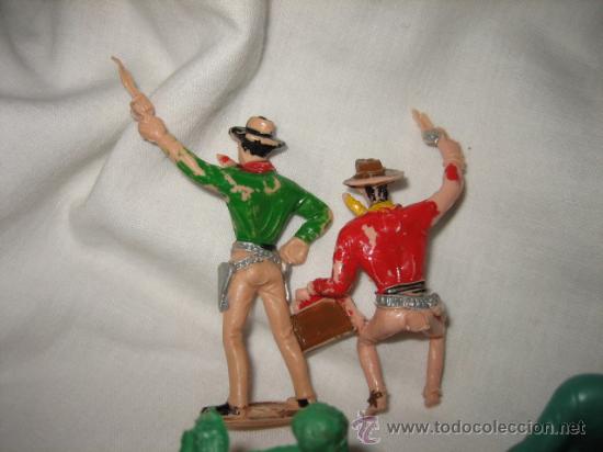 Figuras de goma y PVC: 4 VAQUEROS    1 DE COMANSI - Foto 6