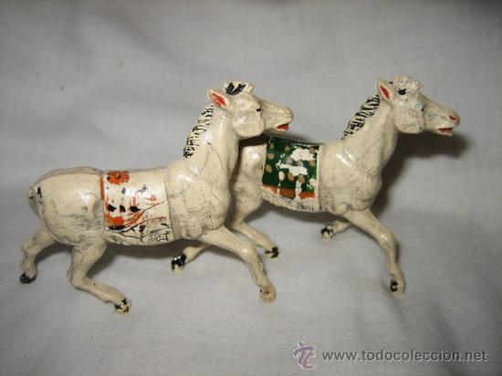 Figuras de goma y PVC: 2 CABALLOS - Foto 4