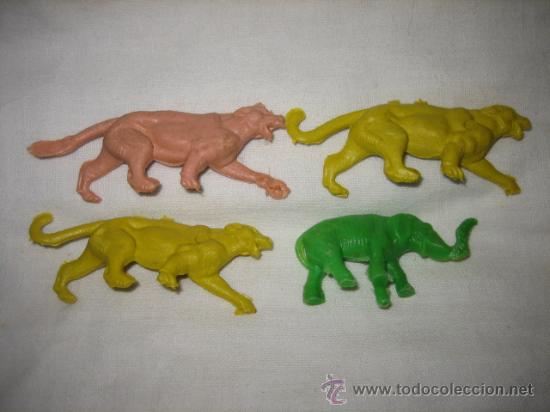 Figuras de goma y PVC: 4 ANIMALES - Foto 2