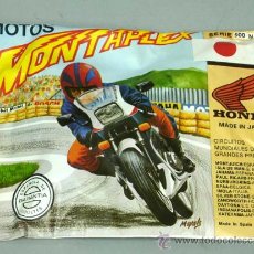 Figuras de Goma y PVC: SOBRE MONTAPLEX MONTA PLEX MOTOS MOTO HONDA SERIE MUNDIALES GRANDES PREMIOS