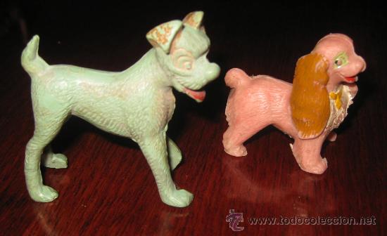 Rubber and PVC Figures: LA DAMA Y EL VAGABUNDO EXCELENTE ESTADO DE CONSERVACION, A ESTRENAR