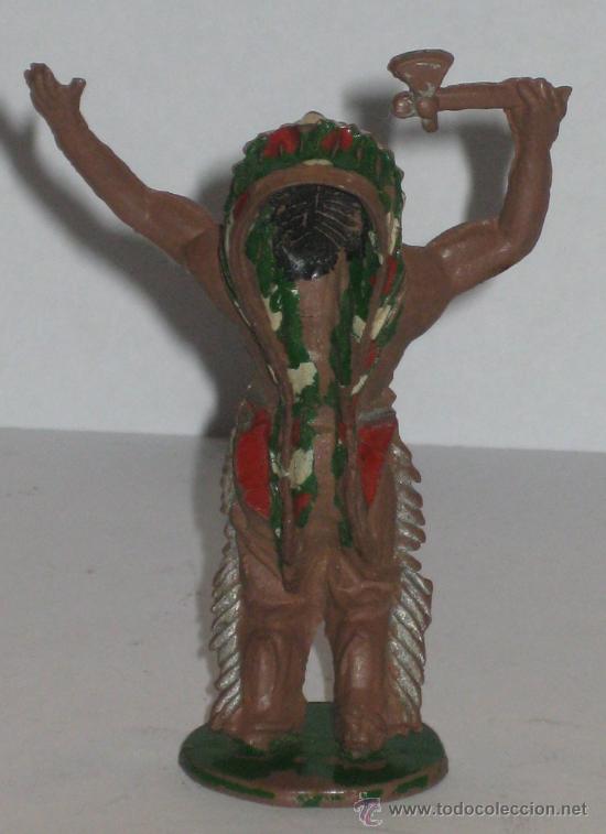 Figuras de goma y PVC: ANTIGUO INDIO DE DE GOMA - Foto 2