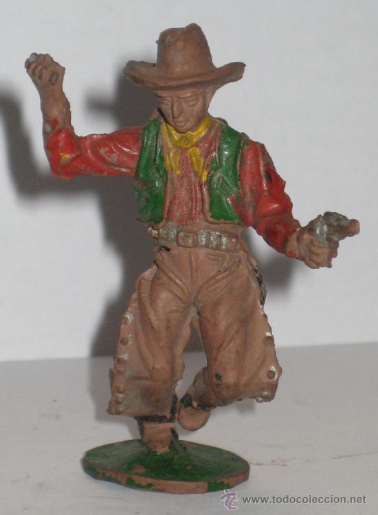 Rubber and PVC Figures: ANTIGUO COW BOY DE GOMA - TAL COMO SE VE EN LAS FOTOS PUESTAS.