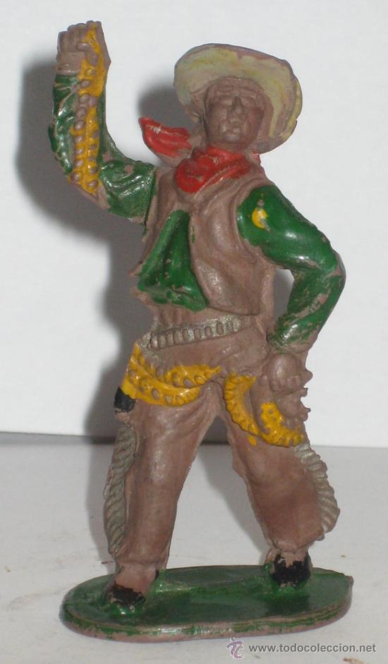 Rubber and PVC Figures: ANTIGUO COW BOY  DEL OESTE DE GOMA -