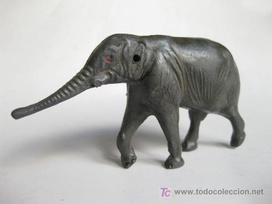 Figuras de goma y PVC: ELEFANTE DE GOMA DEL CIRCO PECH - Foto 1