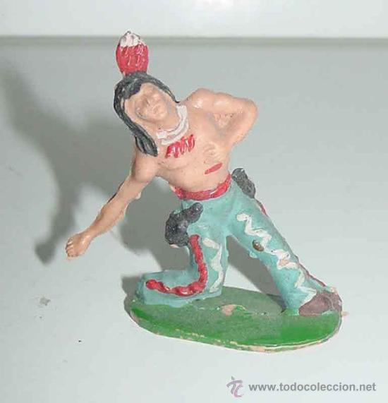Figuras de goma y PVC: FIGURA DE INDIO  - TAL Y - Foto 1