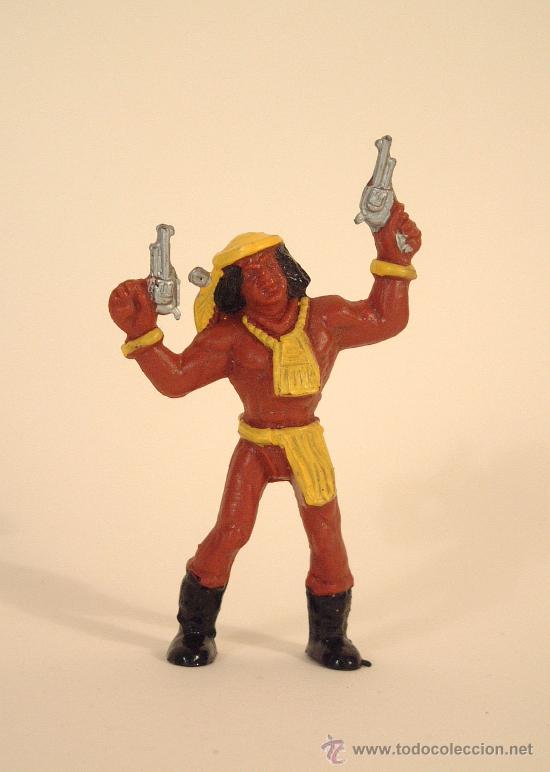 Figuras de goma y PVC: FALDON AMARILLO CON 2 PISTOLAS,REF 306 - Foto 1