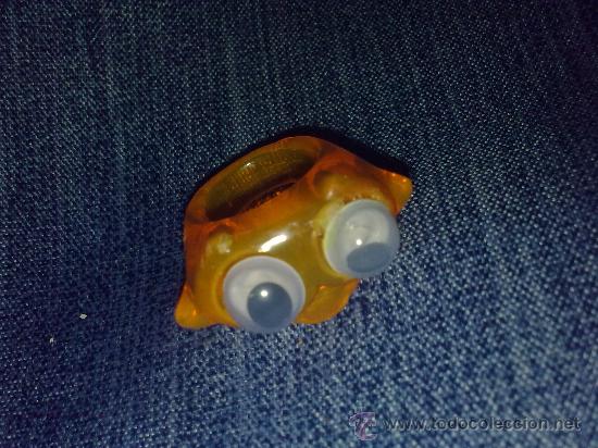 Figuras de Borracha e PVC: simp&aacute;tico anillo con ojitos. Origen kinder o roscon de reyes. No Dunkin