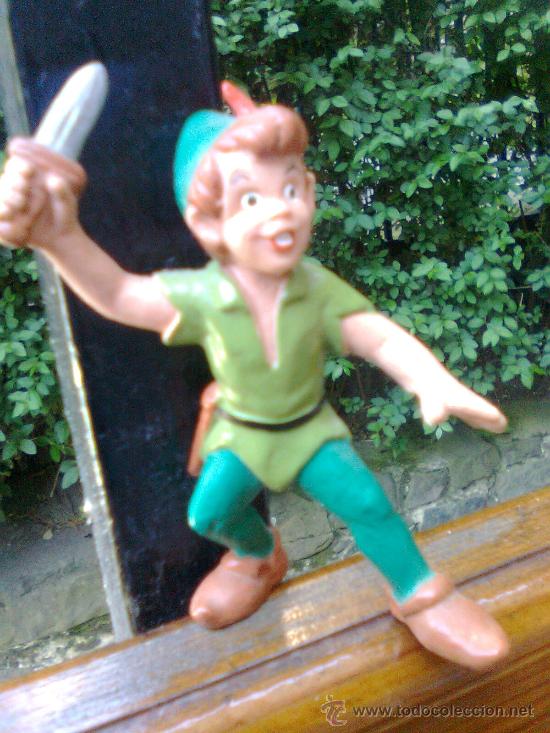 Figuras de goma y PVC: Peter Pan - Pvc- original 90&acute;s - Foto 1