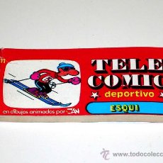 Figuras de Goma y PVC: ESQUÍ, LIBRO CINE TELE COMIC, DIBUJOS JAN, , ORIGINAL 1985.. Lote 23941671