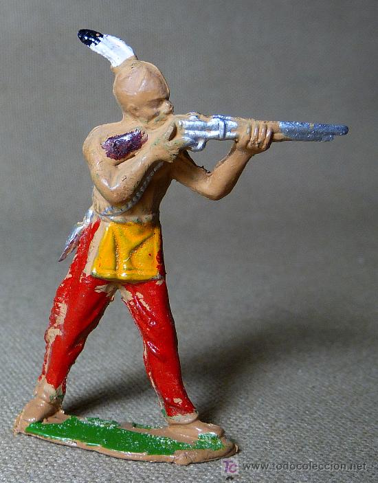 Figuras de goma y PVC: FIGURA DE PLASTICO, INDIO, COMANSI ?, 1970s, - Foto 1