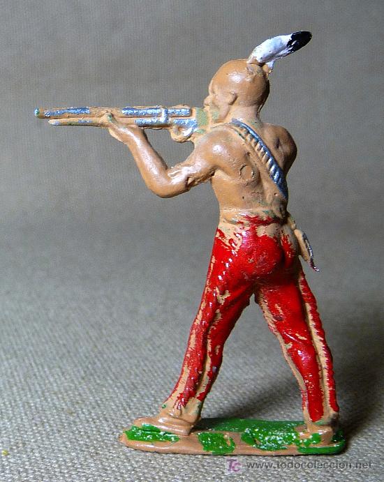 Figuras de goma y PVC: FIGURA DE PLASTICO, INDIO, COMANSI ?, 1970s, - Foto 2