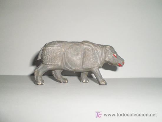 Figuras de goma y PVC: Rinoceronte Pech. Goma - Foto 1