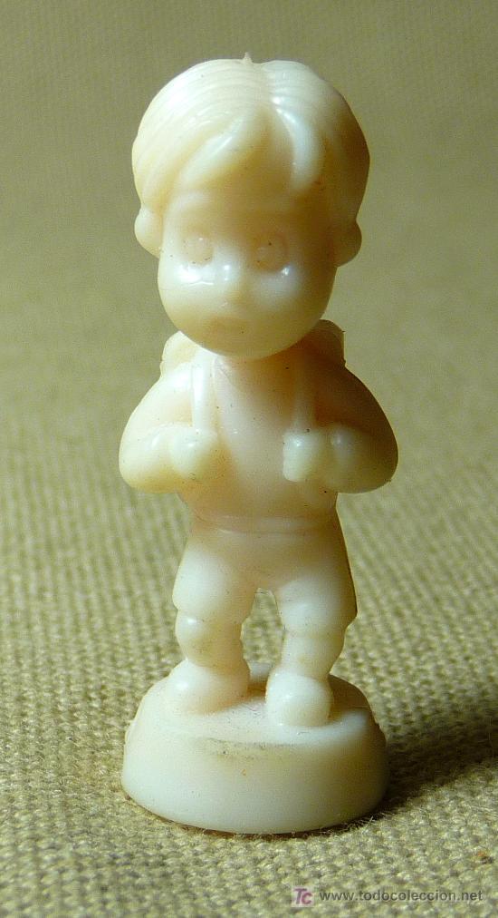 Figuras de Goma y PVC: PREMIUM ?&iquest;, FIGURA DE PLASTICO, NI&Ntilde;O CON MOCHILA, PANRICO ? CROPAN ? BIMBO ?, DUNKIN ?, RARO