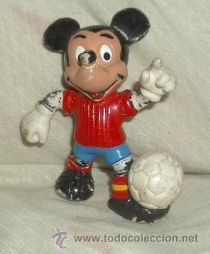Gummi- und PVC-Figuren: MICKEY MOUSE,FUTBOLISTA DE ESPA&Ntilde;A,A&Ntilde;OS 80,PVC