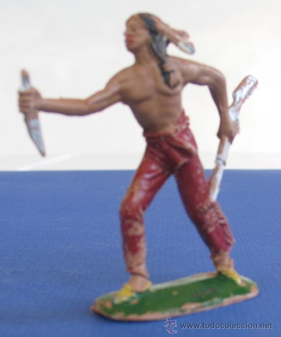 Figuras de goma y PVC: Guerrero indio - Foto 1