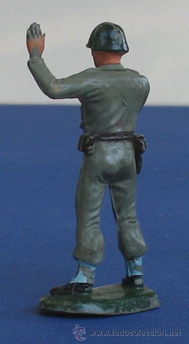 Figuras de Goma y PVC: Oficial Marine USA de la 2ª Guerra mundial, fabricado por Pech Hermanos años 60 - Foto 2 - 26612038
