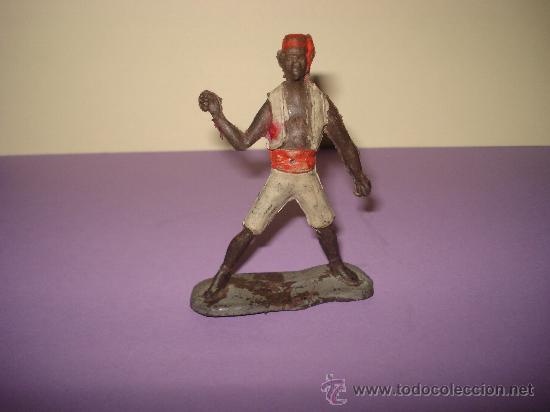 Figuras de goma y PVC: Negro de goma.Mide 8 cm.. - Foto 1