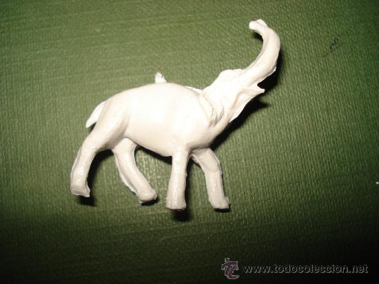 Rubber and PVC Figures: Figura .Elefante en Plastico monocromo .A&ntilde;o 1960-70 . .