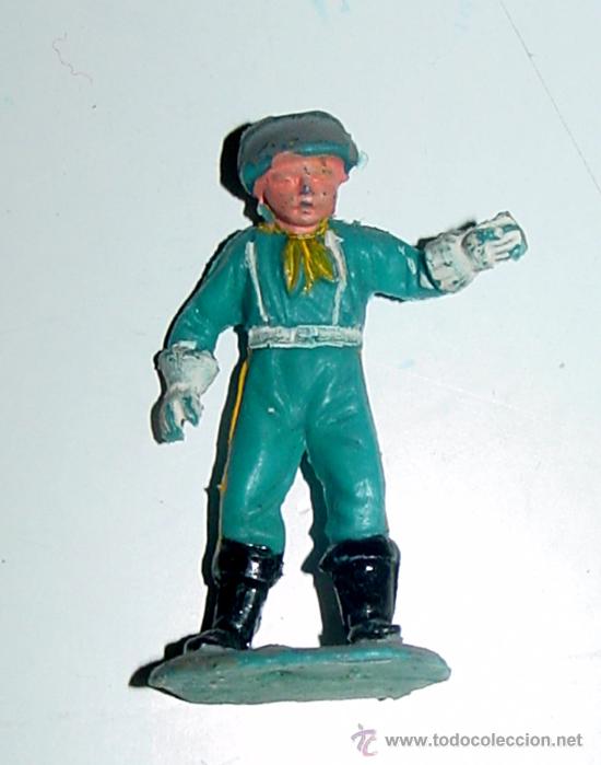 Figuras de goma y PVC: CABO RUSTY DE RIN TIN TIN. TAL COMO SE VE EN - Foto 1