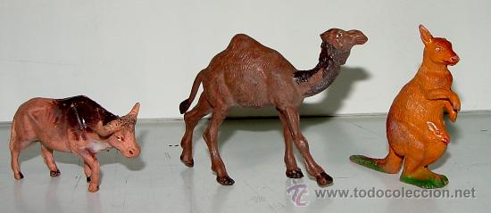 Figure di Gomma e PVC: LOTE DE ANIMALES - ASTER, etc. TAL COMO SE VE EN LAS FOTOGRAFIA PUESTA.
