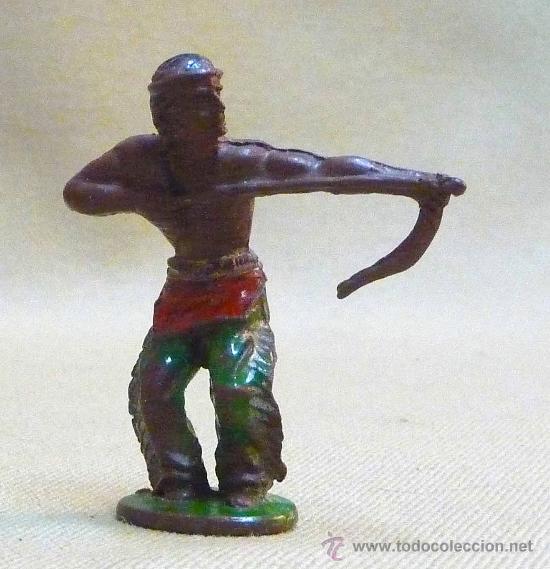 Figuras de goma y PVC: FIGURA GOMA, INDIO APACHE, LAFREDO, , 5 CM - Foto 2
