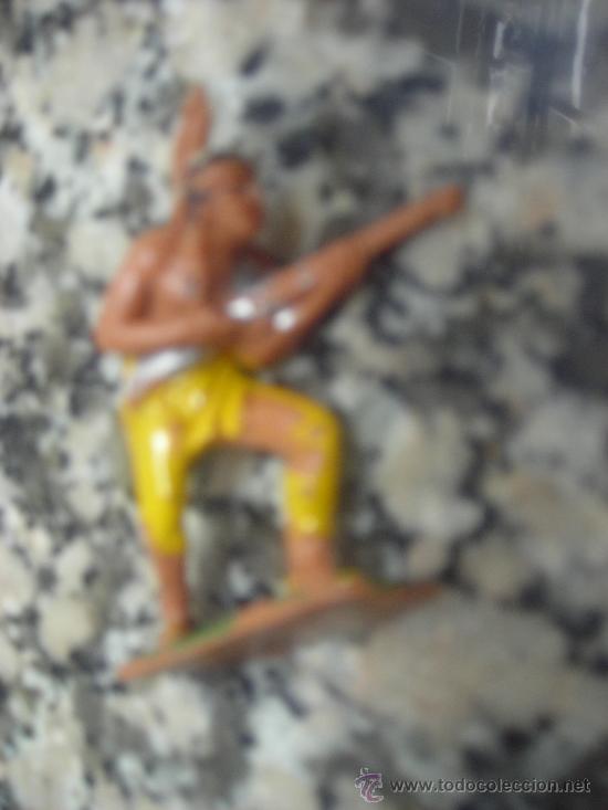Figuras de goma y PVC: FIGURA PLASTICO  INDIO - Foto 2