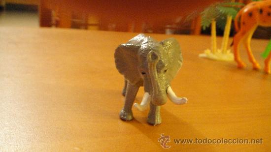 Figuras de goma y PVC: ESCENARIO SELVA.CON TRES ANIMALES. - Foto 2