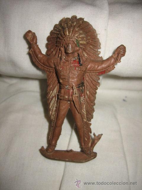 Figuras de goma y PVC: INDIO  DE PLASTICO COMANSI - Foto 1