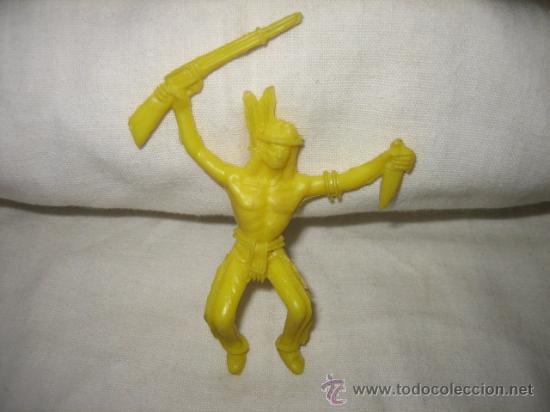 Figuras de goma y PVC: INDIO DE PLASTICO - Foto 1