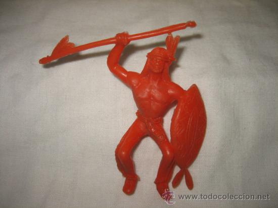 Figuras de goma y PVC: INDIO DE PLASTICO - Foto 1