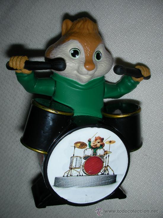 Figure di Gomma e PVC: FIGURA DIBUJOS ANIMADOS - ARDILLA CON BATERIA