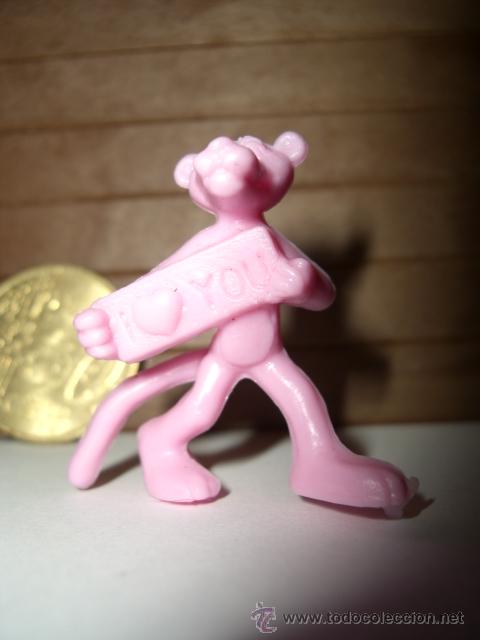Figuras de goma y PVC: DUNKIN, PANTERA ROSA, BIMBO - Foto 1