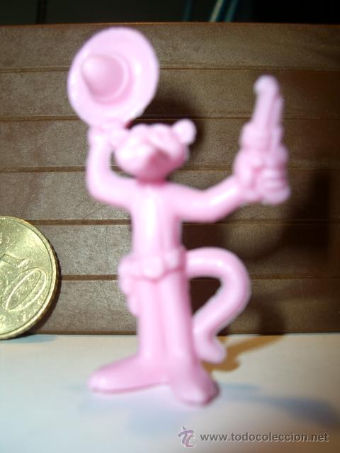 Figuras de goma y PVC: DUNKIN, PANTERA ROSA, BIMBO - Foto 1