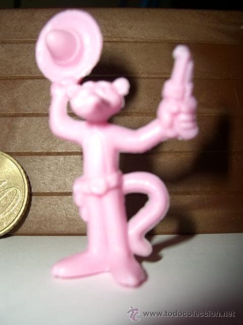 Figuras de goma y PVC: DUNKIN PANTERA ROSA, BIMBO - Foto 1