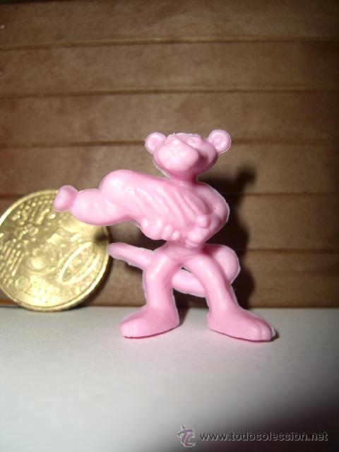 Figuras de goma y PVC: DUNKIN, PANTERA ROSA, BIMBO - Foto 1
