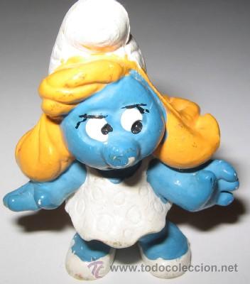 Figuras de goma y PVC: PITUFO DE C&Oacute;MICS SPAIN - Foto 1