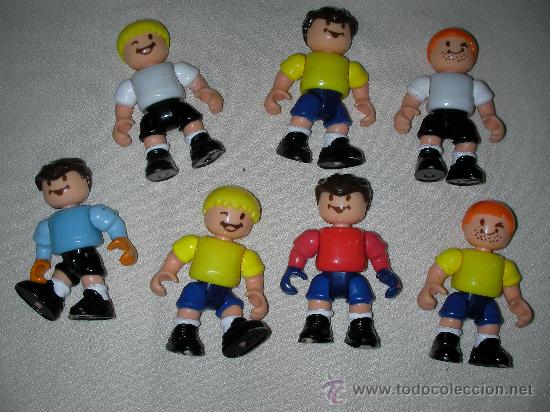 Gummi- und PVC-Figuren: LOTE DE JUGADORES DE FUTBOL