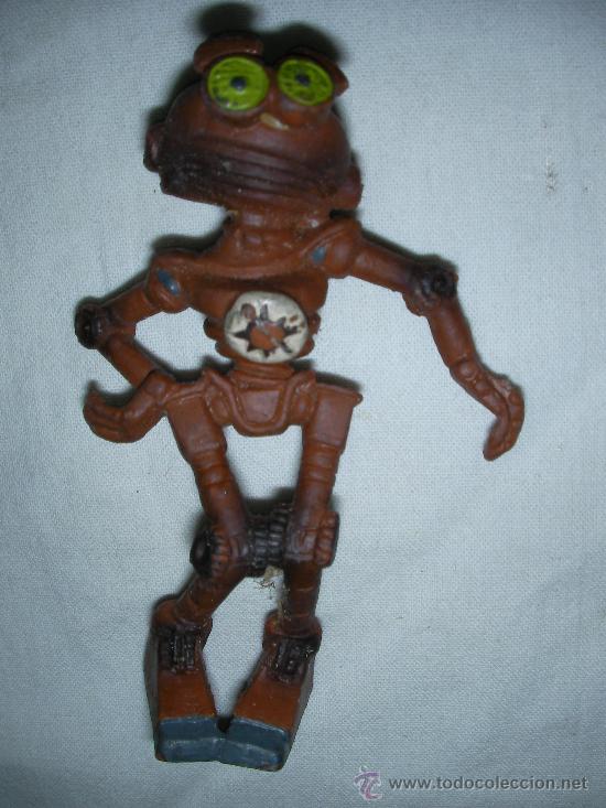 Figuras de goma y PVC: ANTIGUA FIGURA ROBOT - - Foto 1